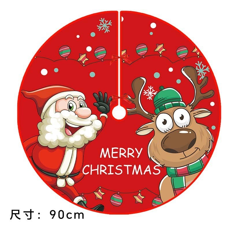 国境を越えたクリスマス装飾用品の雰囲気配置雪花箔押しベルベットの木のスカートの雰囲気配置クリスマスツリーの底|undefined