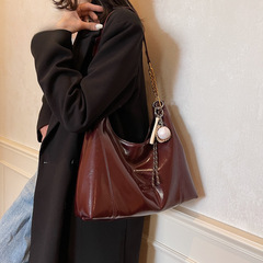高级感新婚红色包包女式2025新款轻奢小众大容量通勤托特包