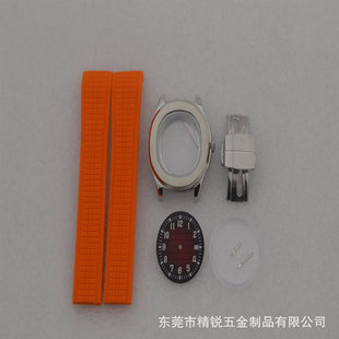 Factory wholesale 316L stainless steel colorful silicone strap sapphire glass Baida grenade watch accessories