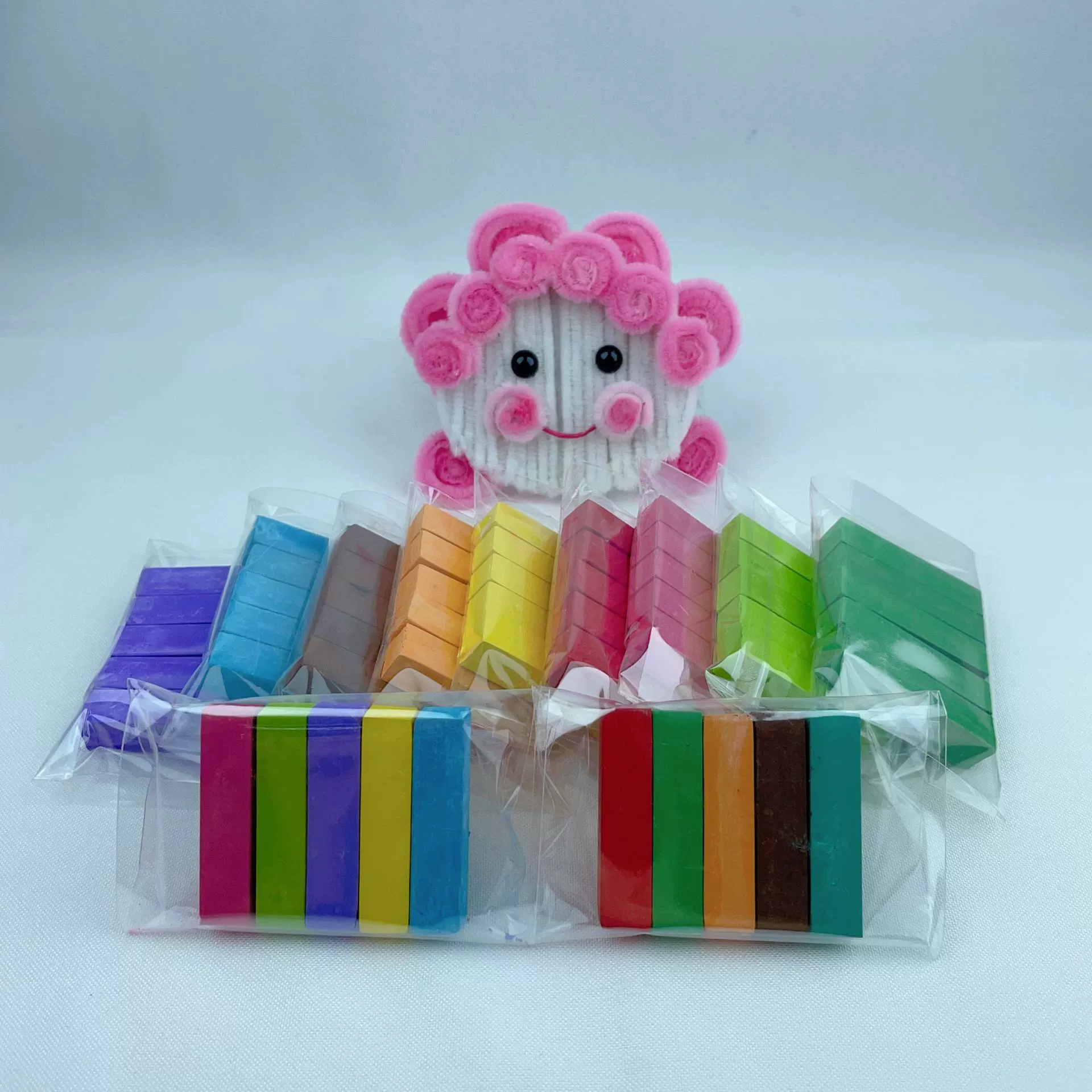 Toner chalk dyeing special torsion bar cardboard single refill bulk wholesale washable pigment pastel bar