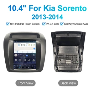 Kia Sorento Android mərkəzi ekran naviqasiya sistemi.