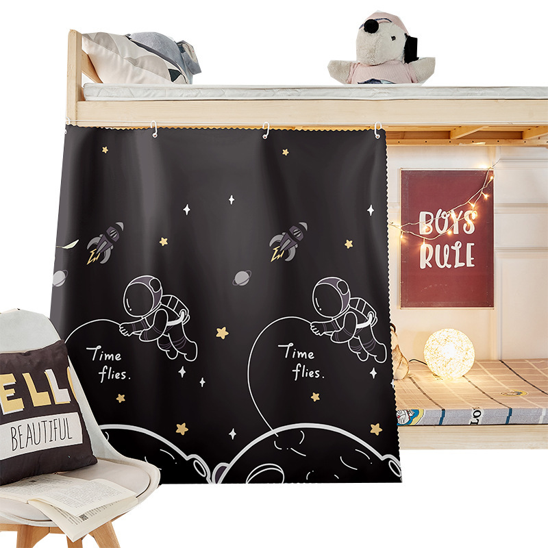 Cortina de cama de dormitorio estudiantil fuerte sombreante cama superior especial cortina de cama todo incluido dormitorio de estudiantes de sexo masculino y femenino sombreante cama inferior tela de cortina de cortina