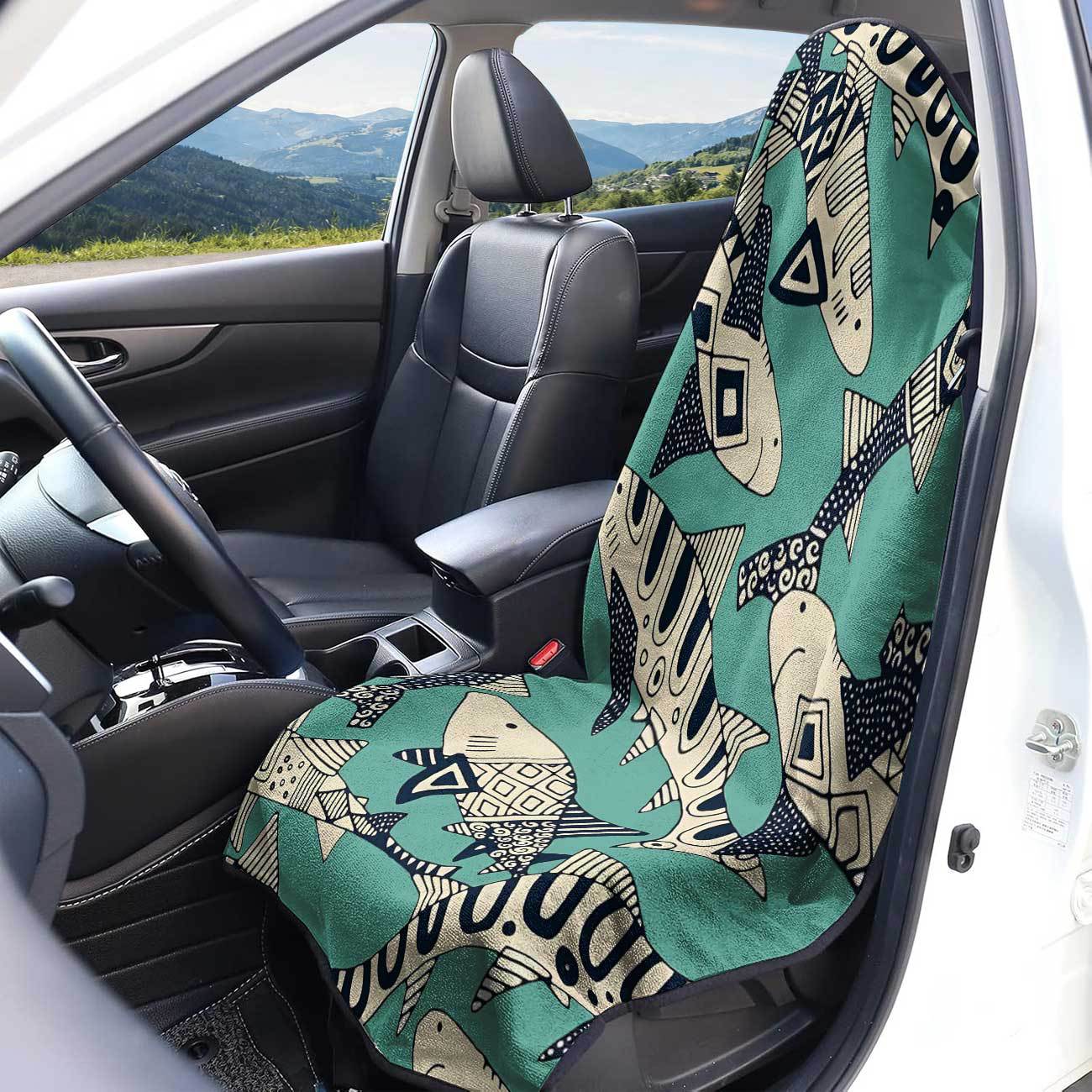 Car seat towel cover front seat protector suitable for gym and exercise, universal for all seasons, car use 44