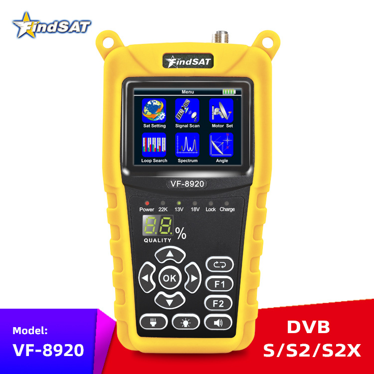 FindSAT VF-8920高清寻星仪 调星仪 工程宝 DVB-S2/S2X