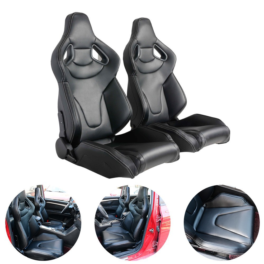 Универсальное гоночное сиденье cnspeed RS004-PVC365BK из водонепроницаемого ПВХ