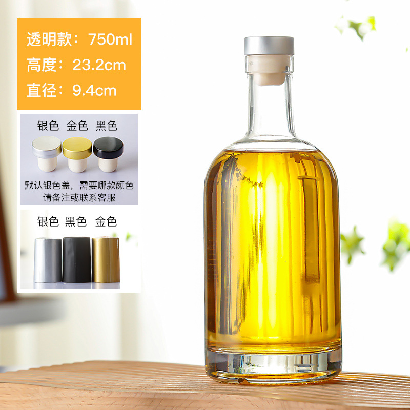 Botellas de vodka al por mayor botellas de vino de vidrio transparentes botellas vacías botellas de vino de frutas botellas de vino de hielo selladas botellas de vino de fabricación propia