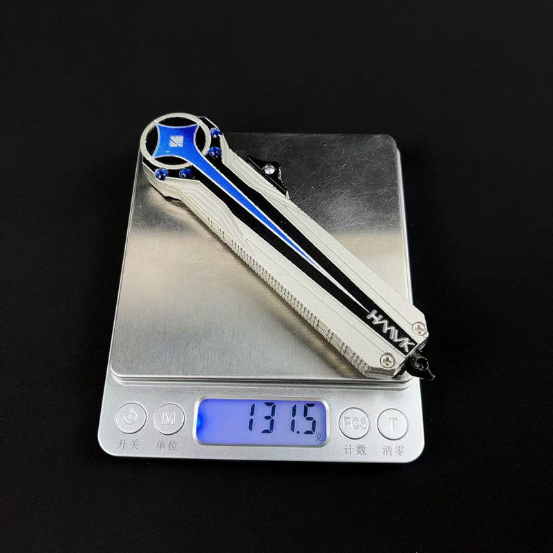 三角洲北极星刀伸缩武器模型合金可弹出全金属弹簧款22cm周边玩具|undefined