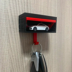 3Dプリントスイッチ車庫鍵掛けスイッチ車庫部品鍵掛け車庫車鍵掛けキーホルダー