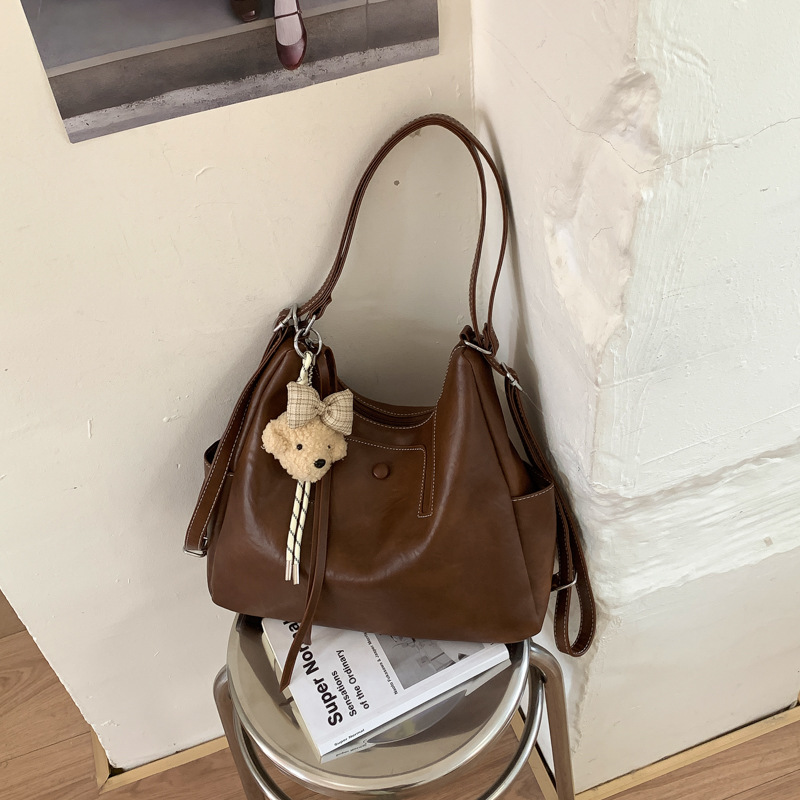 Una bolsa multipropósito de gran capacidad para mujeres 2026 nueva moda simple mochila de hombro de viaje bolsa de ocio