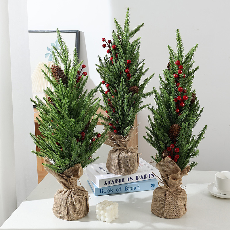 クリスマスツリーホーム小さなミニデスクトップ装飾品小さな装飾品パッケージ韓国語版クリスマス装飾テーブルツリー|undefined