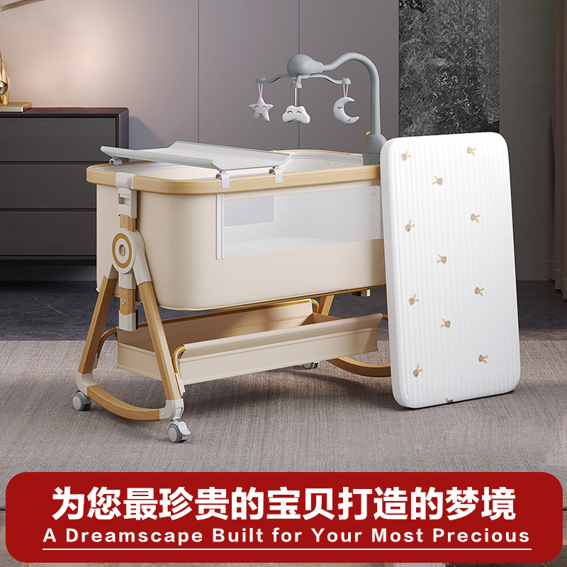 Dreammaker Crib Removable Portable Cradle Bed Stackable Bed Newborn Bed