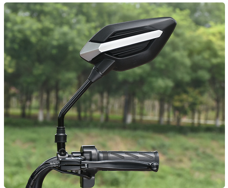 Universal Electric Scooter Wide-Angle Rearview Mirror, Scooter Rearview Mirror, Three-Wheeled Electric Vehicle Rearview Mirror, Convex Reflector