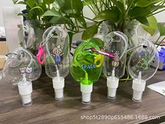 50ml petg透明フックボトルスプレーボトル手洗い無料ボトル携帯旅行ゲルボトル多色オプション