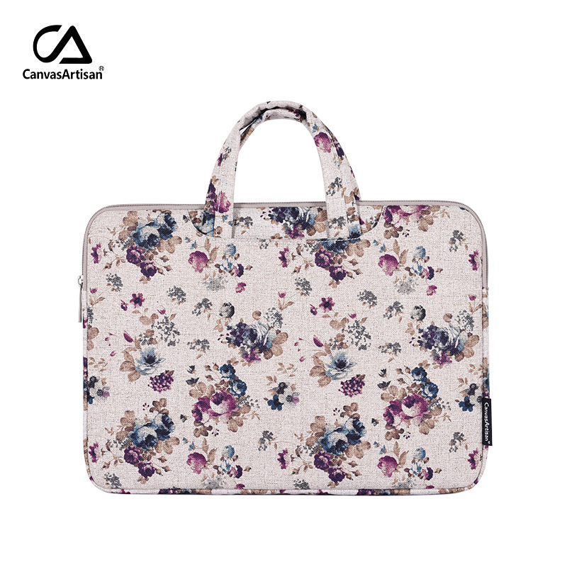 Canvas computer liner bag for Xiaomi Huawei Lenovo Microsoft Apple 15 inch laptop protective case