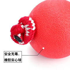 Dog Toys Ball Pet Durable Chew Grinding Toys Solid Ball Golden Retriever Manufacturer Wholesale Elastic Ball Type Chew Toys