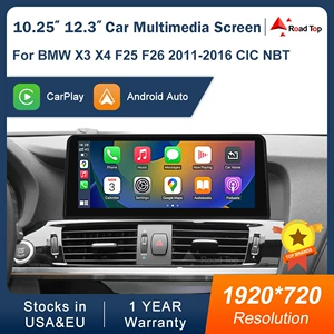 Lutuo Linux Sensor Ekranı BMW X3 X4 F25 F26 2011-2016 CIC NBT üçün uyğundur