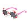 Children's street cartoon sunglasses, sun protection cream, silicone glasses, UF-protection