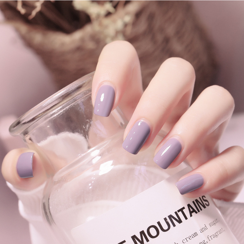 剥がれない Ouyafei マニキュア、ベーク不要、油性、速乾性、スパンコール グリッター 15ML マニキュア、長持ちし、色あせしません。|undefined