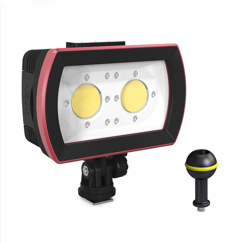 Rana mar fábrica directa Cámara buceo llenar luz accesorios gopro 40 m impermeable resaltar fotografía Luz