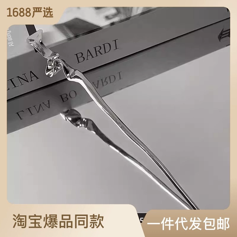 Простая Новая китайская пошаговая шпилька для волос, Женская Высококачественная Современная нишевая Повседневная застежка для волос, старинные волосы поколения Хань