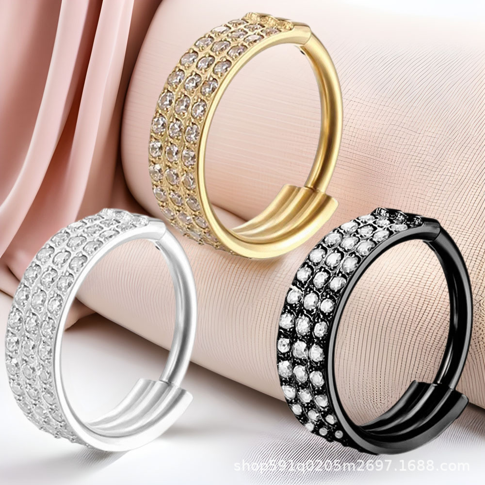 Labret piercing jewelry detail image