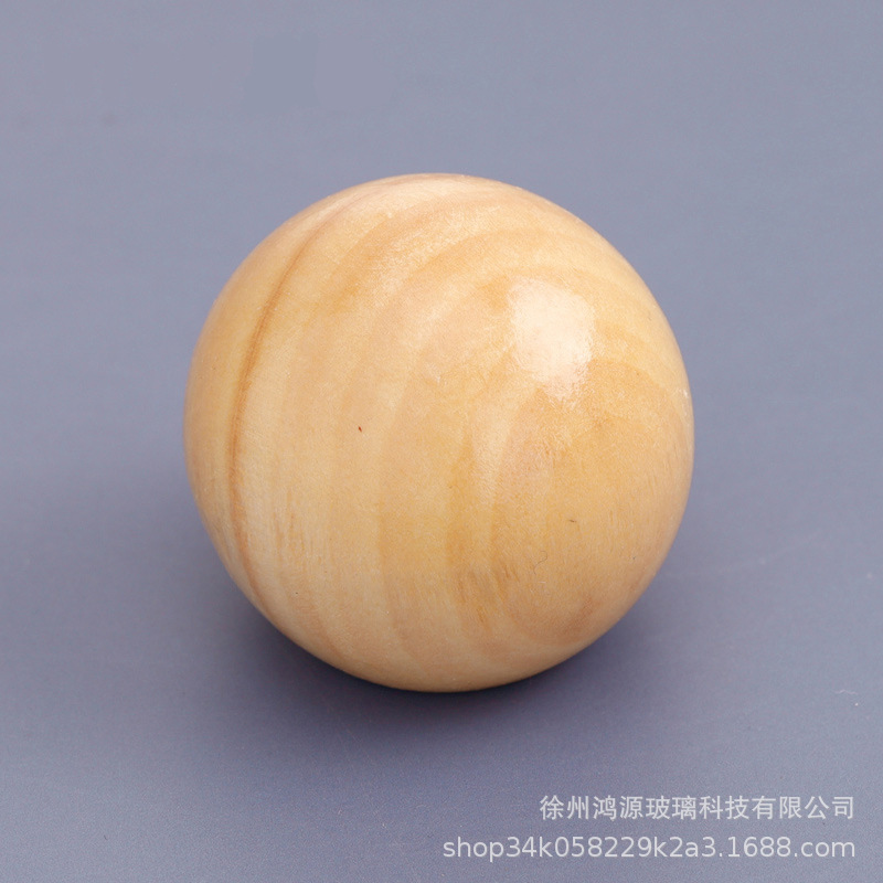 Barniz de bola de madera de loto de 15 bocados; multicolor