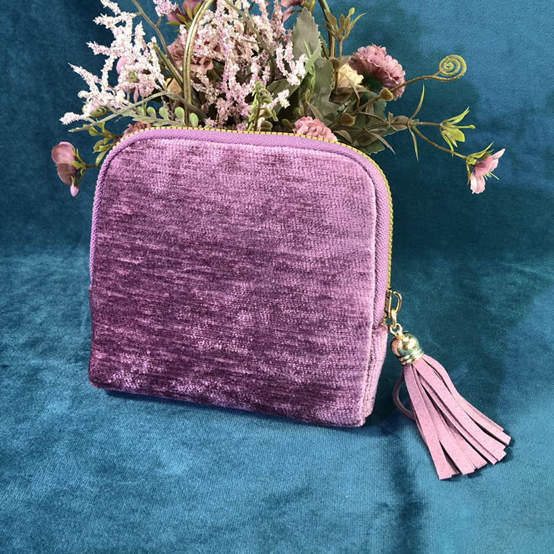 퍼플(셔닐), 지퍼 수납봉투(pp백)