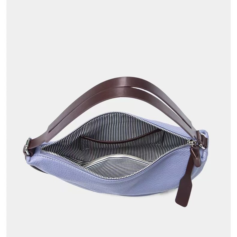 Designer New Yellow Soft Leather Dumpling Niche High End Versatile Shoulder And Crossbody Bag Lightweight Commuting_voghion.com