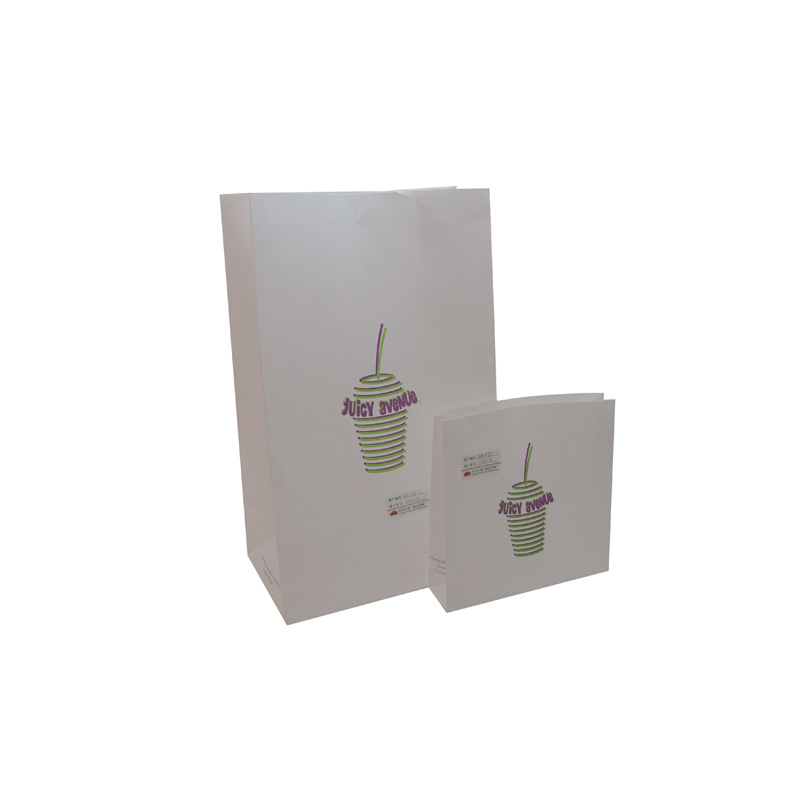 厂哝印刷蛋糕店外卖纸袋打包纸袋 无提手纸袋