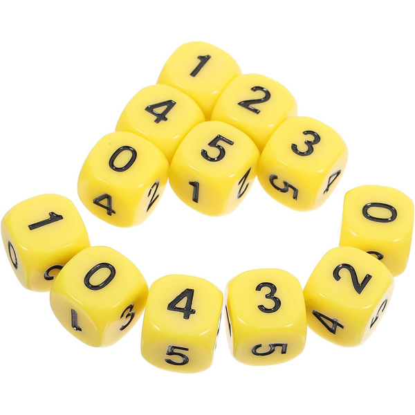 Cross-border supply digital dice 0-5 dice operation dice arithmetic…