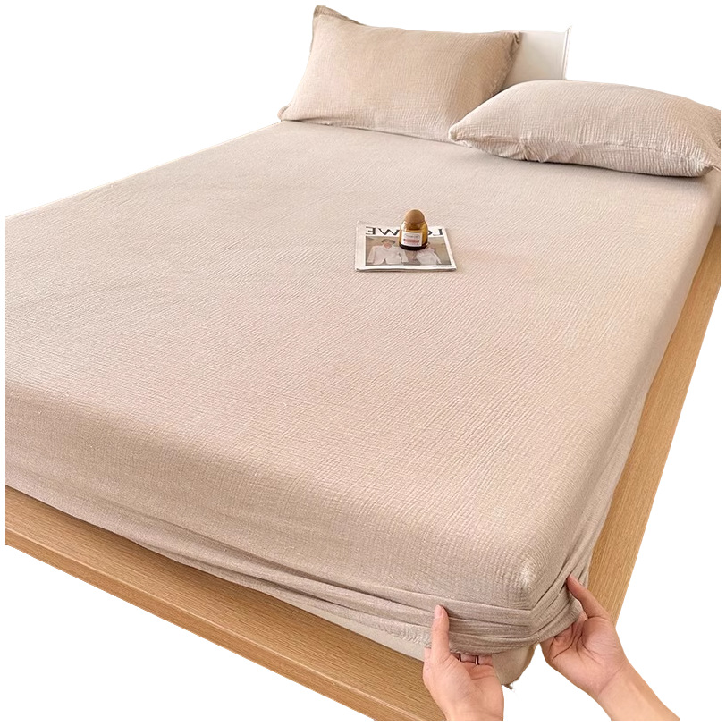 Silla de cama de algodón puro, sábana antideslizante engrosada de invierno de una sola pieza, colchón Simmons, cubierta protectora con todo incluido, juego de tres piezas