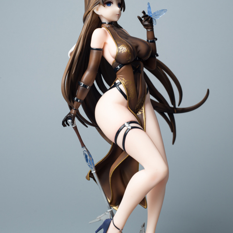 MX版 美少女 旗袍 恶魔 莫焉 1/7 站姿  模型盒装摆件|undefined