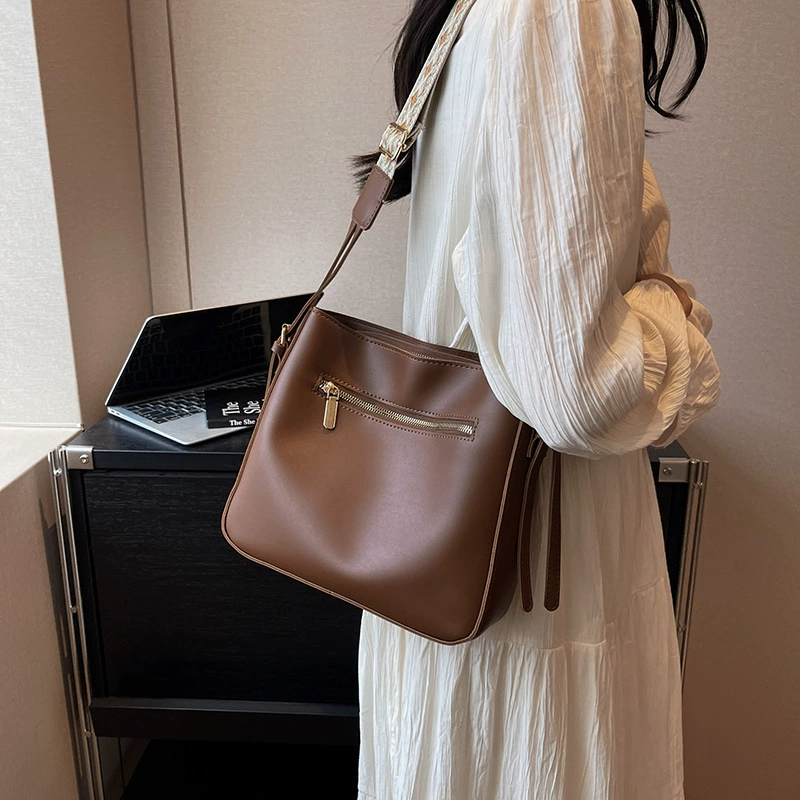 Small Shoulder Bag with Trendy Straps, Compact One-Shoulder Design in Multiple Colors