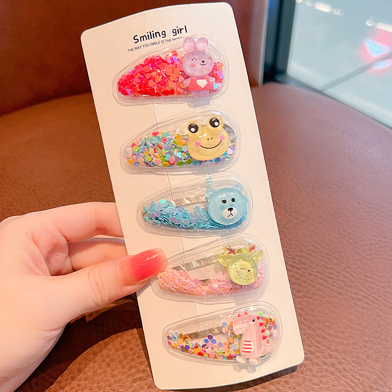 Bebé súper lindo clip tocado fruta de los niños pequeño clip horquilla rota de la niña linda verano Bangs horquilla accesorios para el cabello