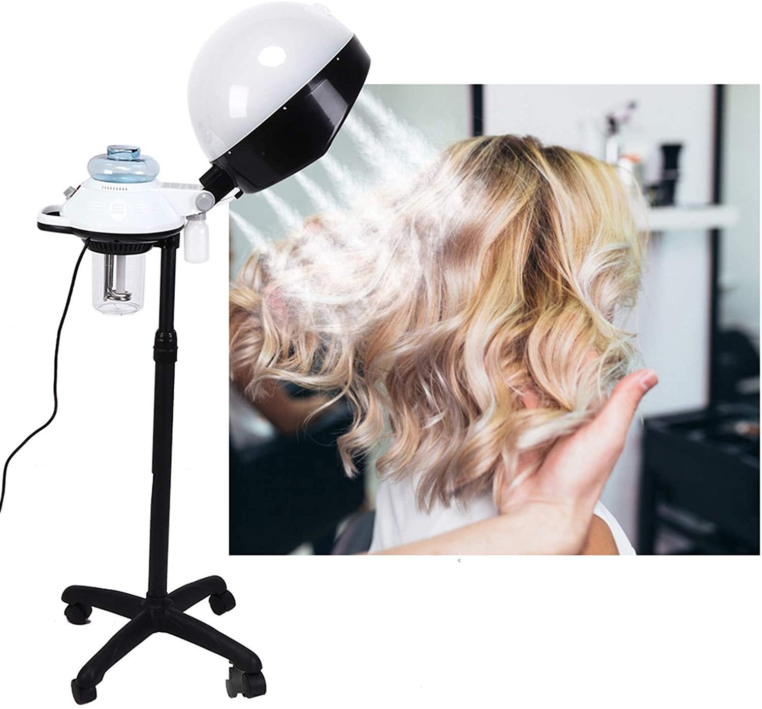 Professional Salon Use Hair Styling Machine with Moveable Hair Design and Heating for Scalp Care