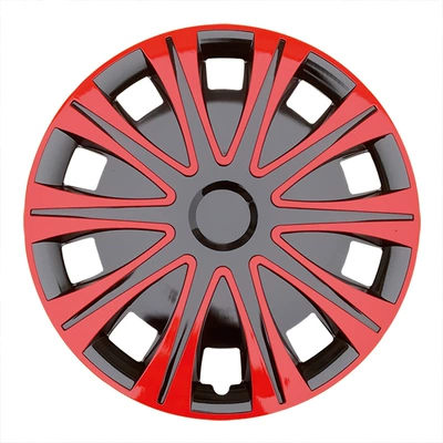 / 17inch Multi-Color Wheel Hub Protector: Hub cover - 17inch-ky-special-edition-black-and-red-1-set