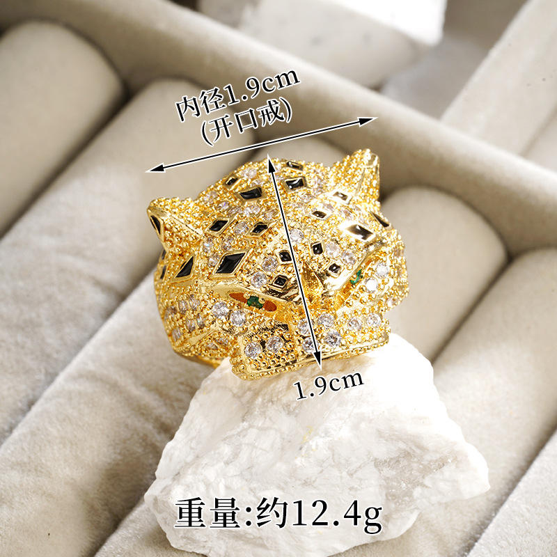 Anillo de aceite de cabeza de leopardo j23908