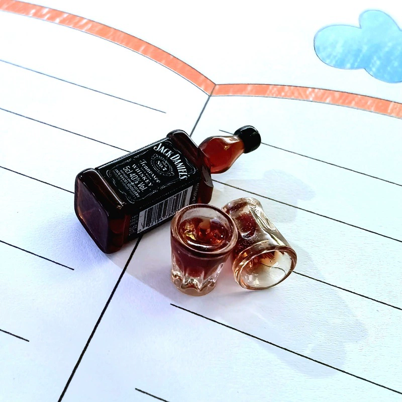 BJD аксессуары для кукол сцена модель стрельба Nie реквизит мини моделирование миниатюрная еда и играть в иностранную винную бутылку украшение игрушка