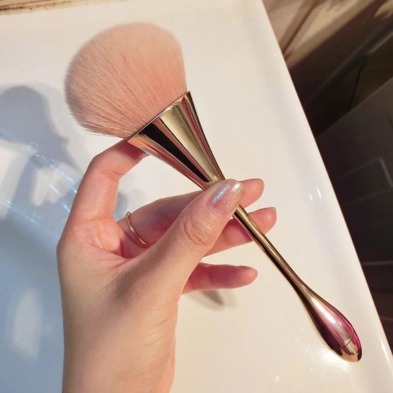 マニキュアウエストダストブラシメイクアップソフトヘアビッグヘッドブラシクリーニングミラーパウダーブラシブラッシュパウダーブラシメイクアップツール|undefined