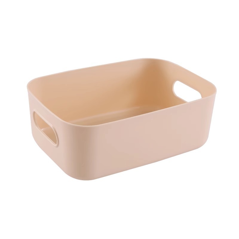 雑物収納ボックスデスクトッププラスチック角型収納バスケット家庭用キッチン整理化粧品スナック収納収納バスケット|undefined