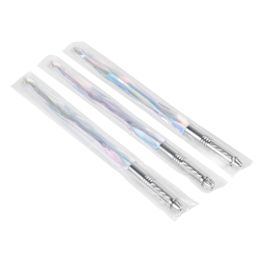 Colorful Crystal Embroidery Handmade Pen Yak Embroidery Pen Transparent Cross Line Pen Factory Outlet Labelable