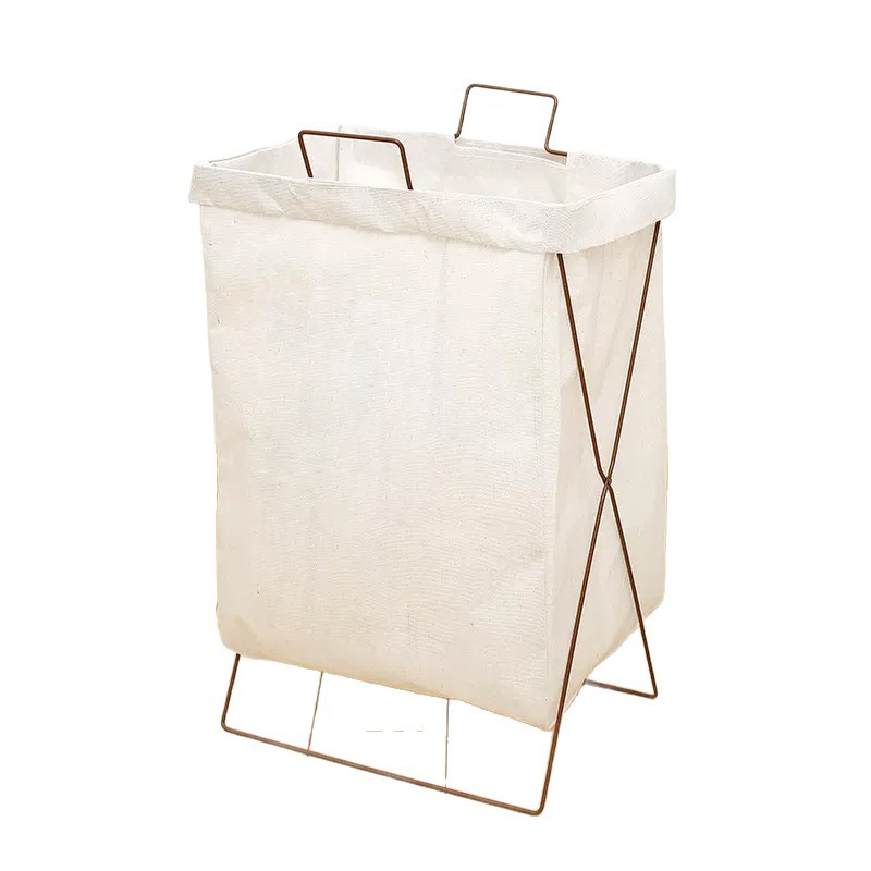 Cesta Plegable para Ropa Sucia, de Algodón y Lino, para Dormitorio