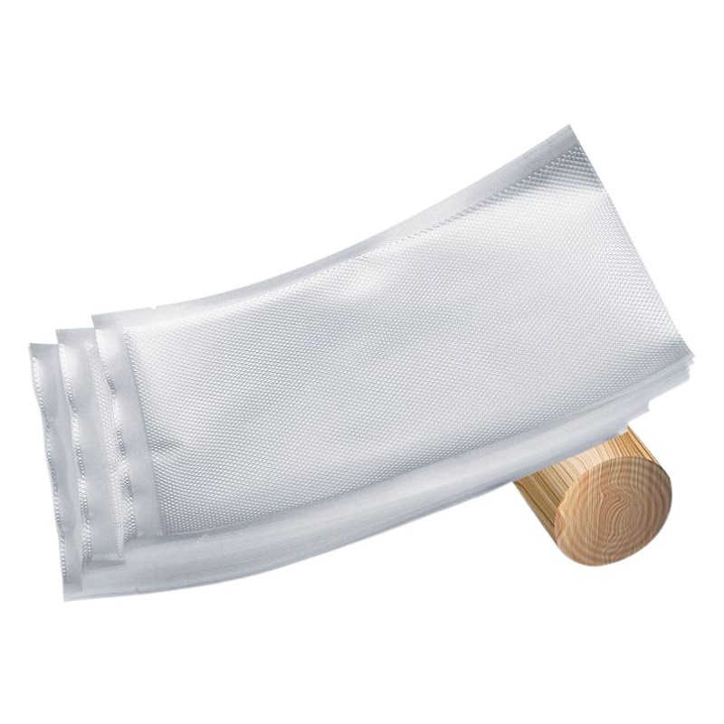 Bolsas de vacío con textura especial para alimentos cocinados en la cocina, rollo de bolsas de vacío, exclusivas transfronterizas para máquinas de envasado al vacío, bolsas de sellado de alimentos.