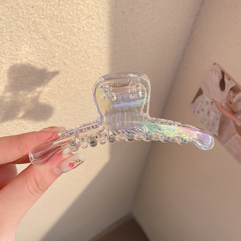 Clip de pelo de gran tamaño esmerilado simple Cabeza trasera updo horquilla de alto grado tiburón clip horquilla tocado al por mayor