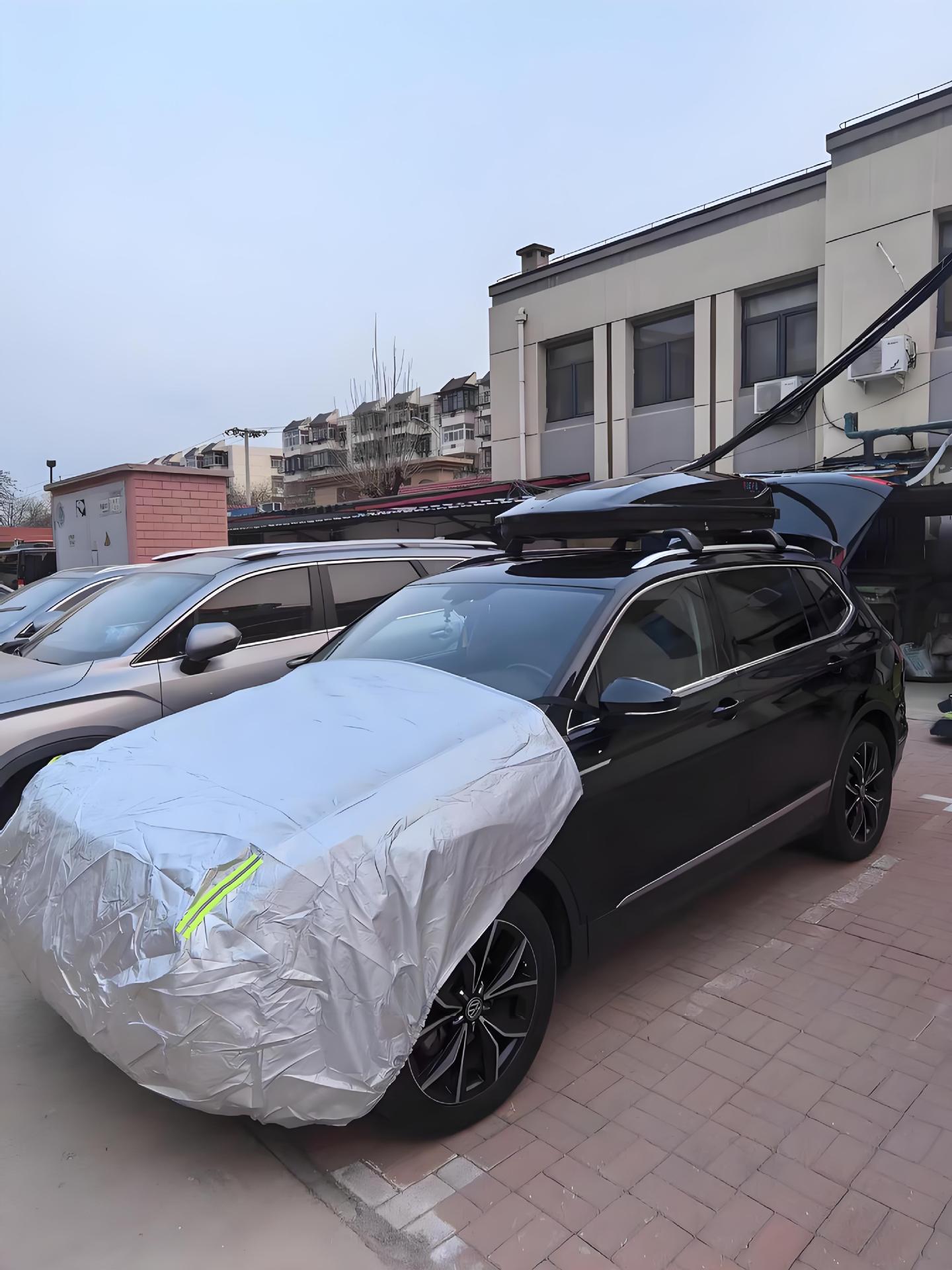 Universal car trunk cover, rear rain cover, car rear box cover, car rear dust cover, anti-bird droppings and leaf protection