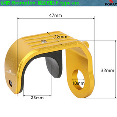 For small cloth folding bike aluminum alloy front fork front wheel hook folding fixed buckle E buckle Type