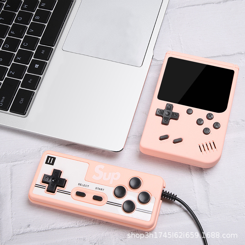 国境を越えた携帯ゲーム機マカロン児童学生レトロなおもちゃレトロなミニクラシックな携帯電話のプレゼント|undefined