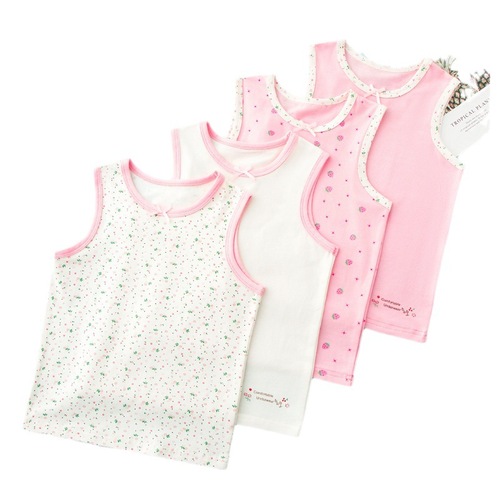 Girls' underwear development period small vest pure cotton thin section junior high school students primary school students' bra girls older children's tube top children's
