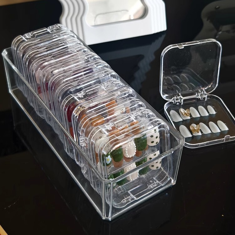 Cross-border Long Transparent Wear A Hand Account A Tape Small Sundries Storage Box Desktop Plastic Acrylic Box Cross-border Long Transparent Wear A Hand Account A Tape Small Sundries Storage Box Desktop Plastic Acrylic Box