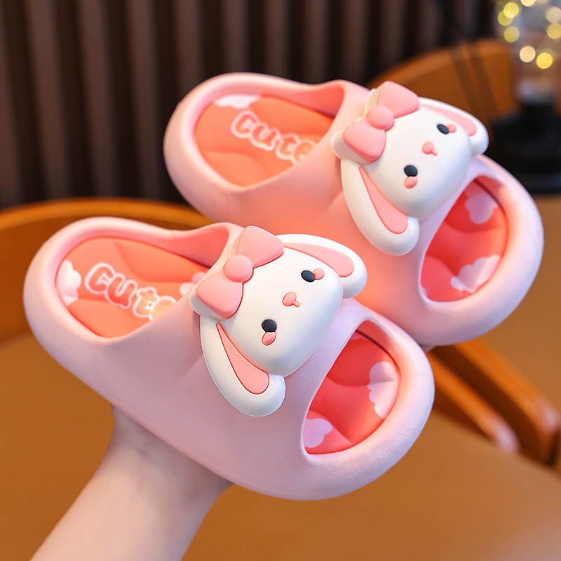 Children's Summer Slippers for Girls, Cute Indoor Slippers for Boys, Non-Slip Slippers for Toddlers and Kids, Bathroom and Home Slippers